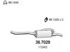 PEUGE 172405 End Silencer